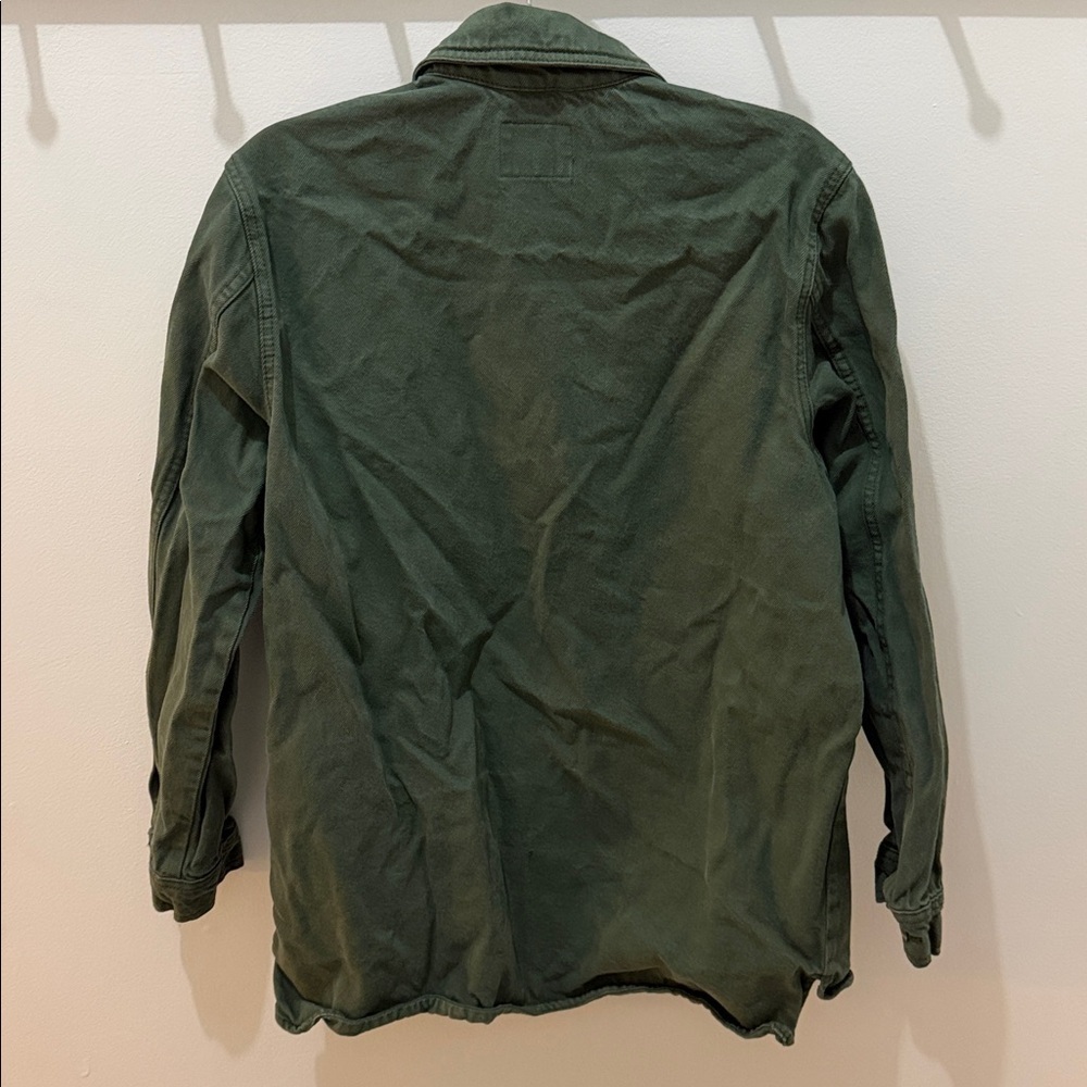 Old Navy Green Utility Denim Jacket - Picture 4 of 4